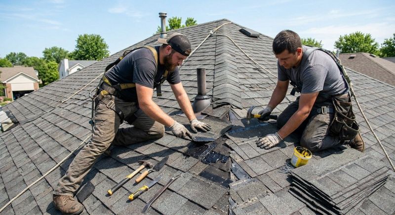 Asphalt Roof Repair in Jefferson, OH