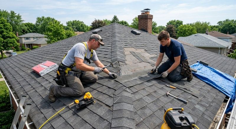 Asphalt Roof Repair in Montville, OH
