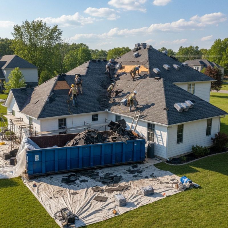 Asphalt Roof Replacement in Madison, OH