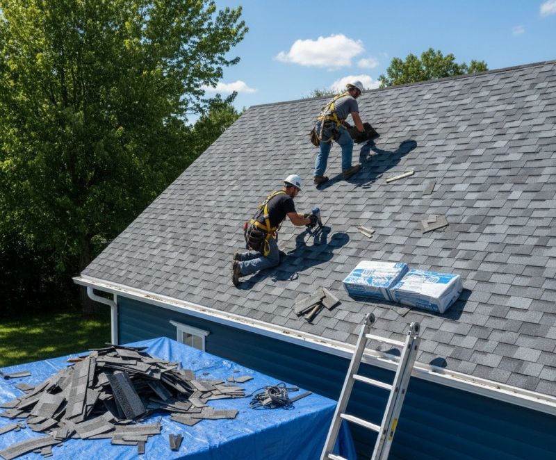 Asphalt Roof Replacement in Rome, OH