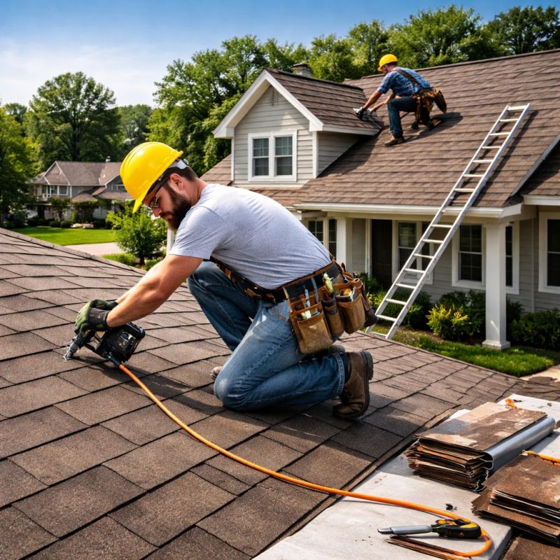 Asphalt Shingles Installation in Jefferson, OH
