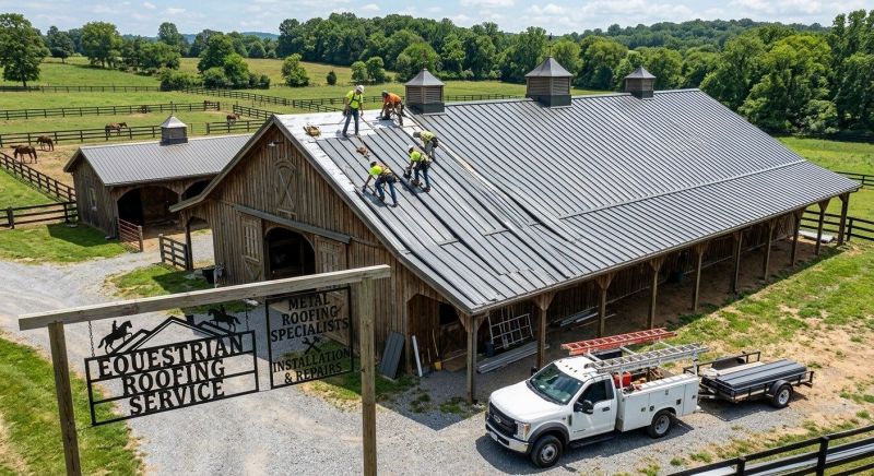 Barn Roof Installation in Ashtabula County, OH