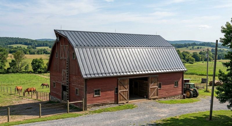 Barn Roof Replacement in Jefferson, OH