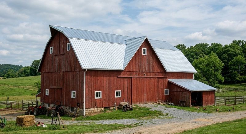 Barn Roof Replacement in Ashtabula County, OH