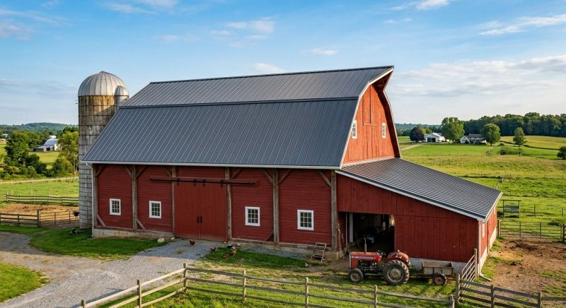 Barn Roof Replacement in Montville, OH
