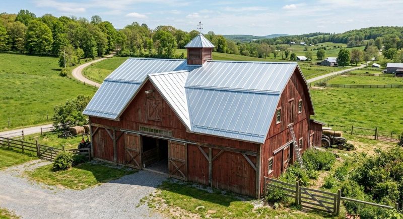 Barn Roof Replacement in Montville, OH