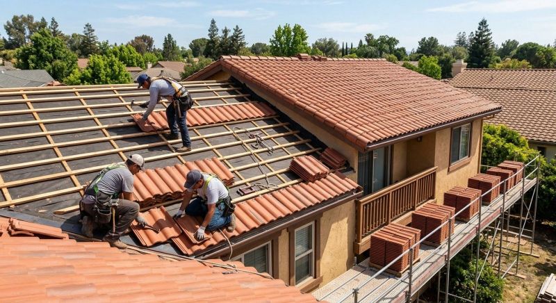 Barrel Tile Roof Installation in Ashtabula County, OH