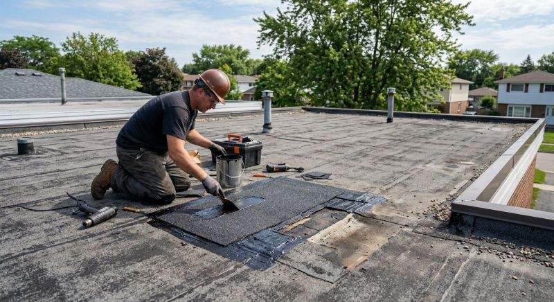 Bitumen Roof Repair in Ashtabula County, OH