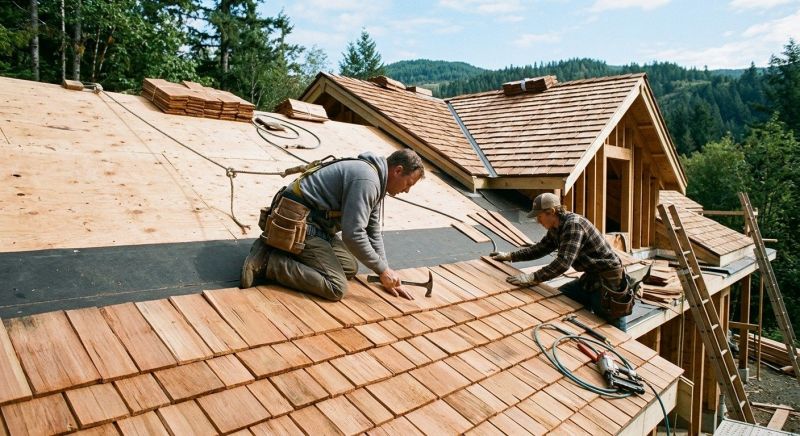 Cedar Roof Installation in Ashtabula, OH