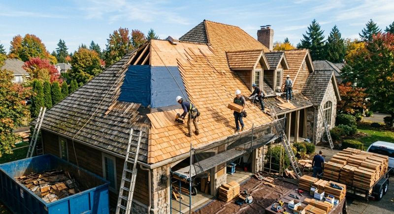Cedar Roof Replacement in Linesville, PA
