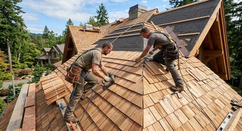 Cedar Shake Roof Construction in Perry, OH