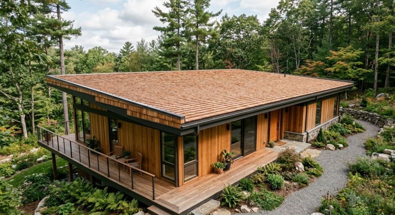 Cedar Shake Roof Construction in Rome, OH
