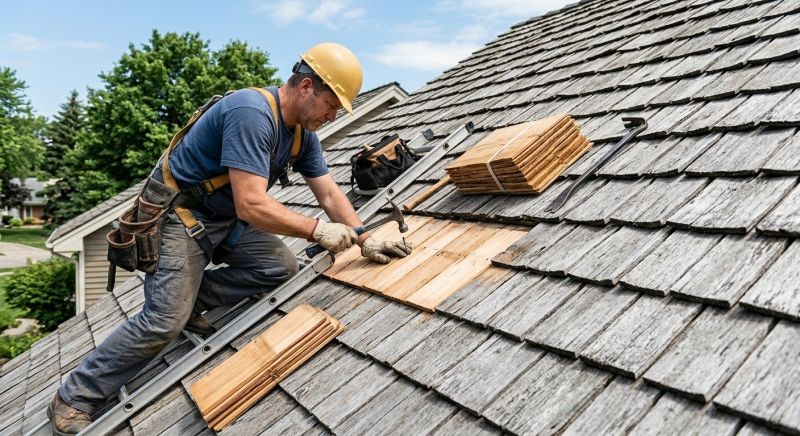 Cedar Shingles Repair in Ashtabula County, OH