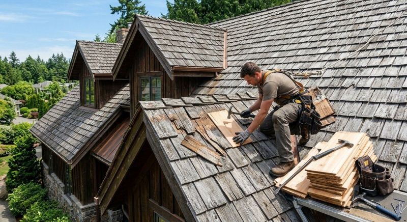 Cedar Shingles Repair in Madison, OH