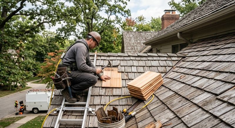 Cedar Shingles Repair in Montville, OH