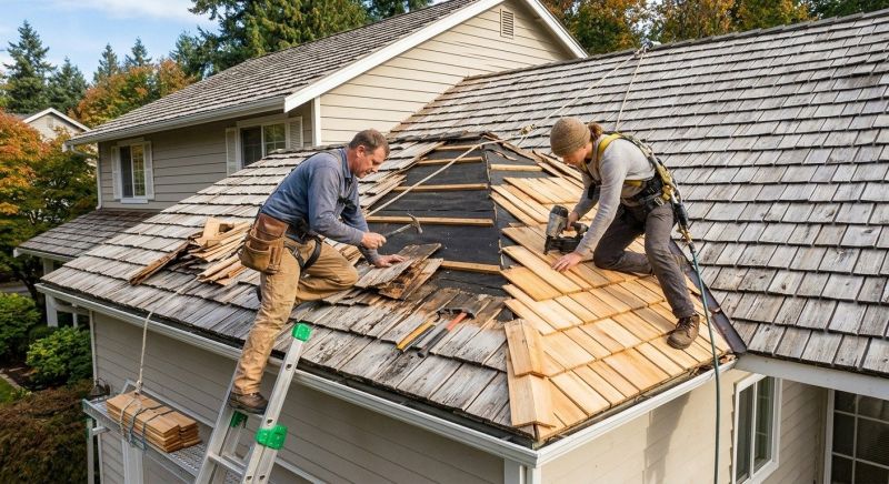Cedar Shingles Repair in Perry, OH