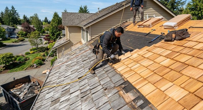Cedar Shingles Replacement in Andover, OH