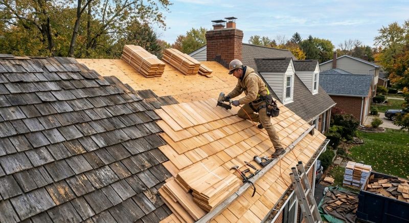 Cedar Shingles Replacement in Rome, OH