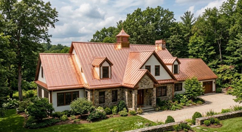 Copper Roof Replacement in Ashtabula County, OH