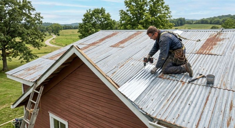 Corrugated Roof Repair in Perry, OH