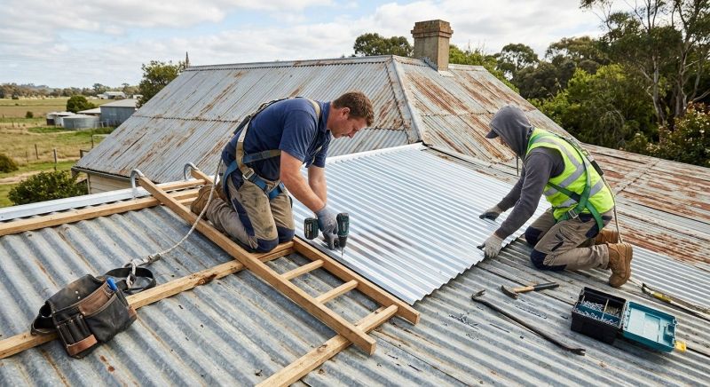 Corrugated Roof Repair in Rome, OH