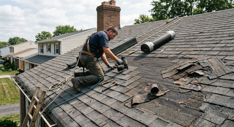 Damaged Roof Repair in Ashtabula, OH