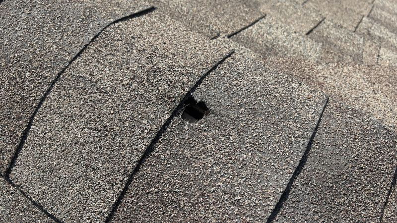 Damaged Roof Repair in Madison, OH