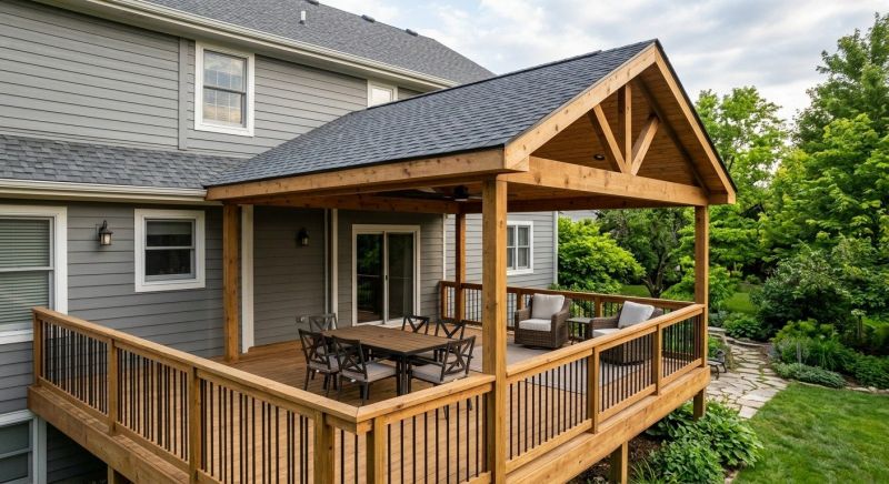 Deck Roof Construction in Ashtabula County, OH