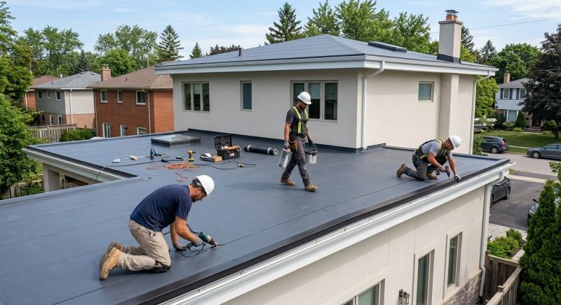 Epdm Roof Installation in Madison, OH