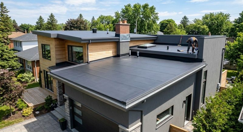 Epdm Roof Installation in Montville, OH