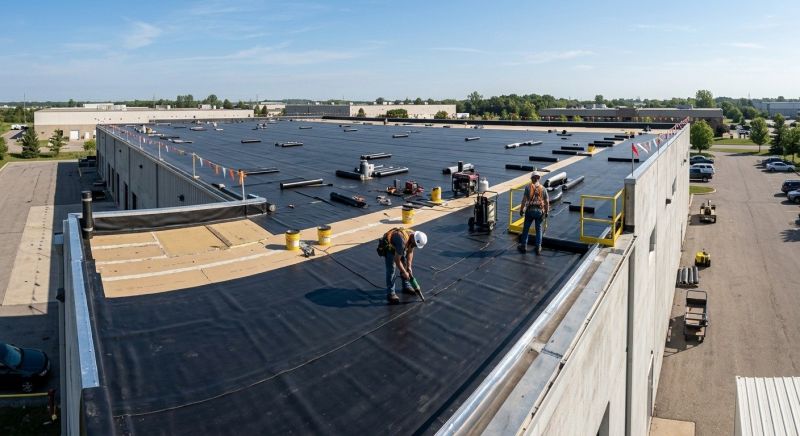 Flat Roof Installation in Rome, OH