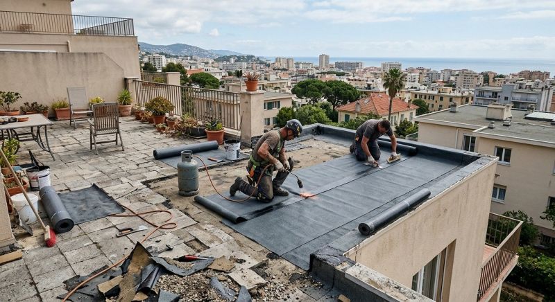 Flat Roof Repair in Montville, OH