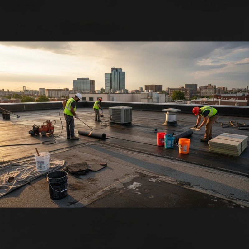 Flat Roof Repair in Perry, OH