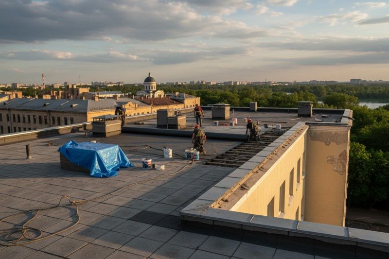 Flat Roof Replacement in Andover, OH