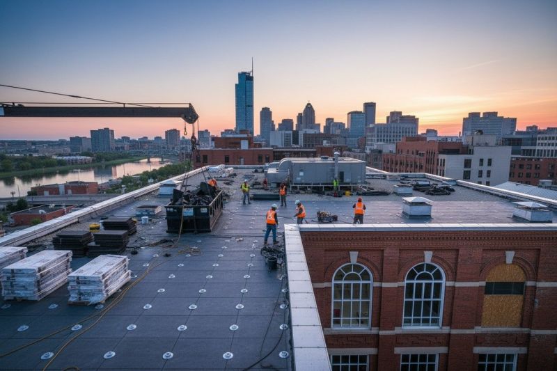 Flat Roof Replacement in Madison, OH