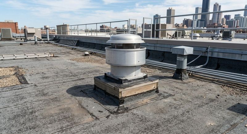 Flat Roof Vent Installation in Ashtabula County, OH