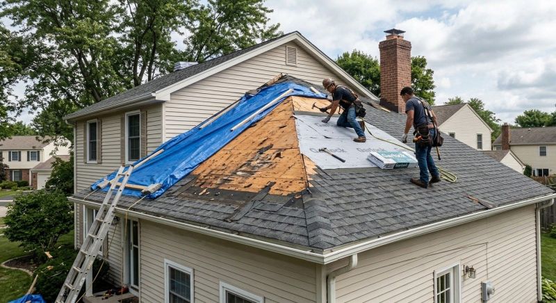 Hail Damage Roof Repair in Rome, OH