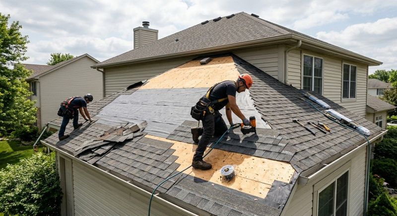 Hip Roof Shingle Replacement in Ashtabula County, OH