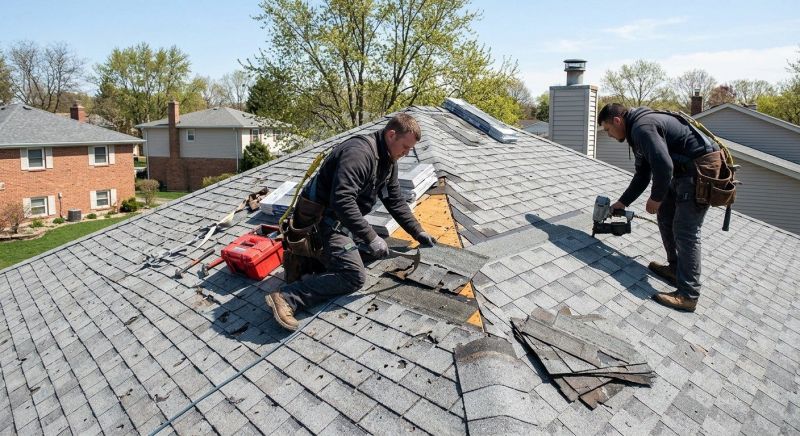 House Roof Repair in Andover, OH