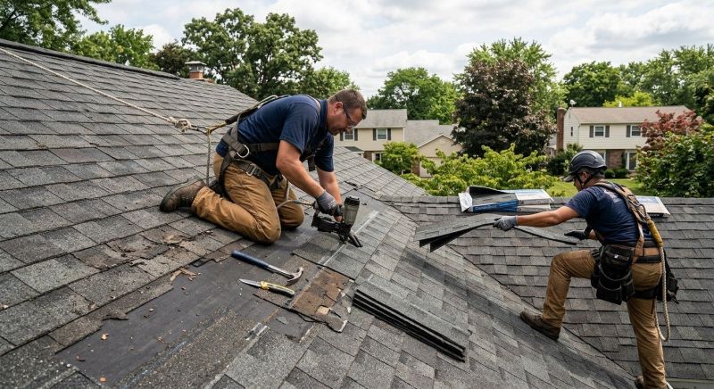 House Roof Repair in Linesville, PA