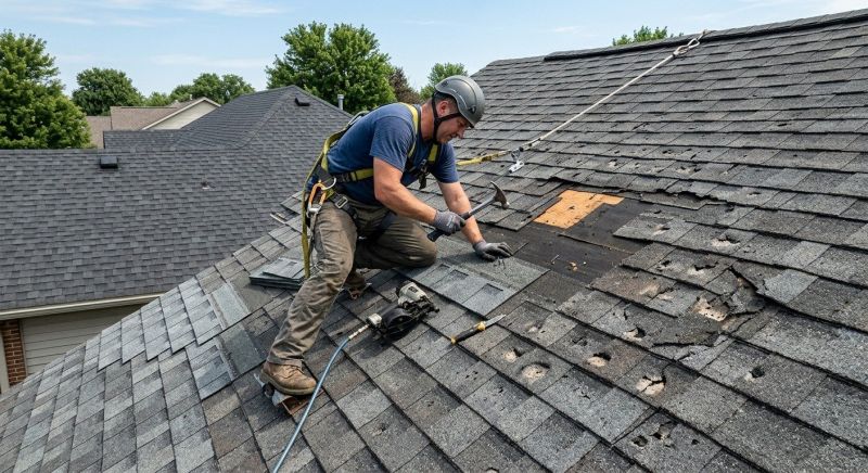 House Roof Repair in Montville, OH