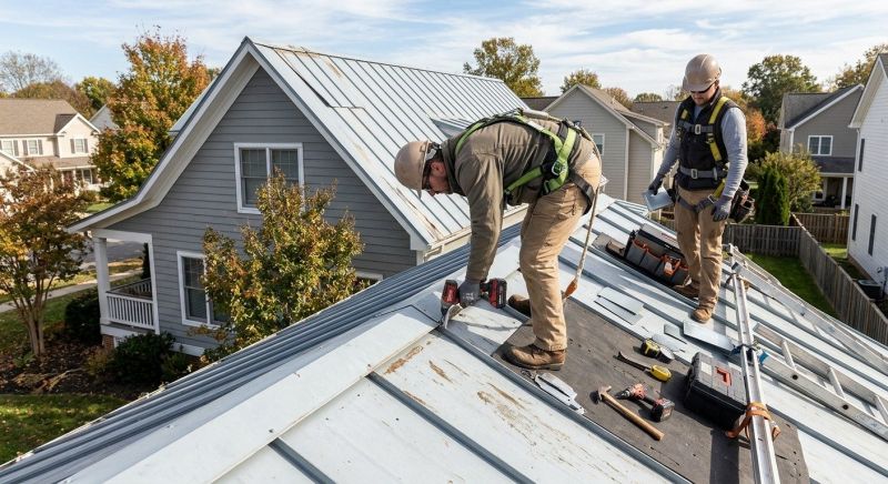 Metal Roof Repair in Rome, OH