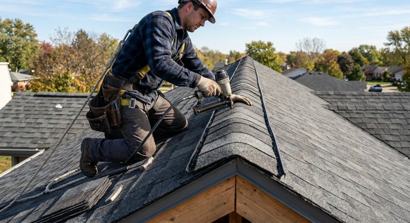 Ridge Cap Repair in Ashtabula County, OH
