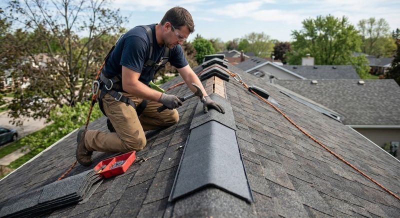 Ridge Cap Replacement in Ashtabula County, OH