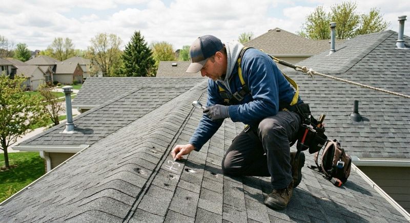 Roof Damage Inspection in Geneva, OH