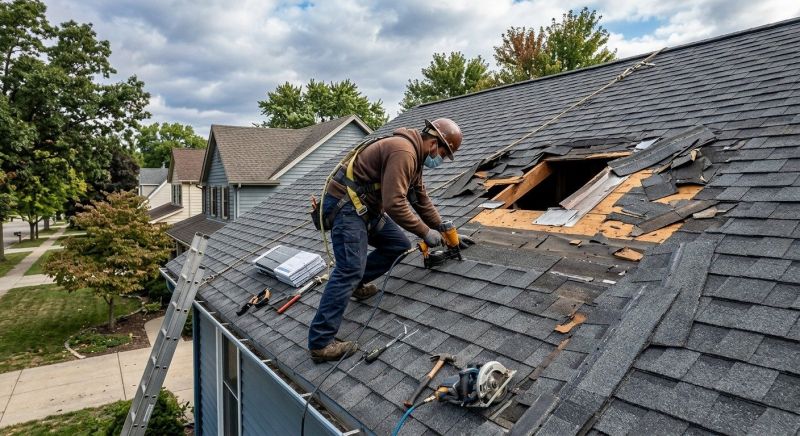 Roof Damage Repair in Perry, OH