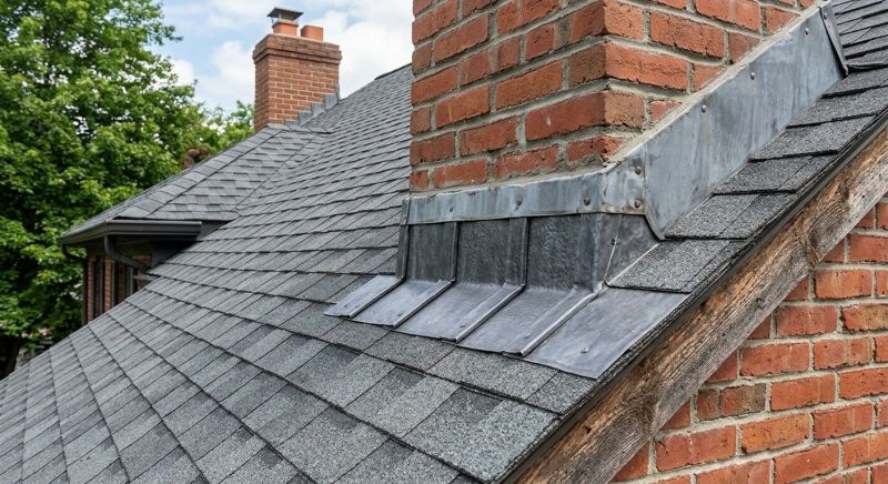 Roof Flashing Installation in Montville, OH