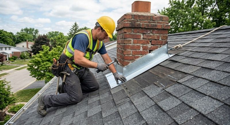 Roof Flashing Installation in Perry, OH