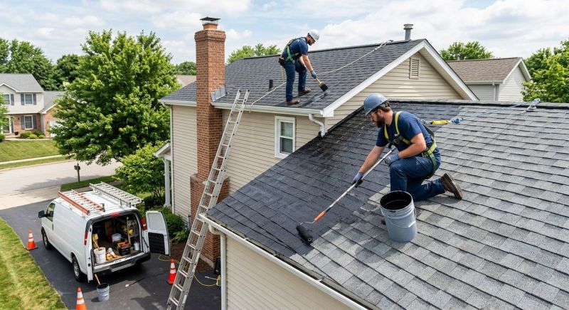 Roof Sealing in Rome, OH