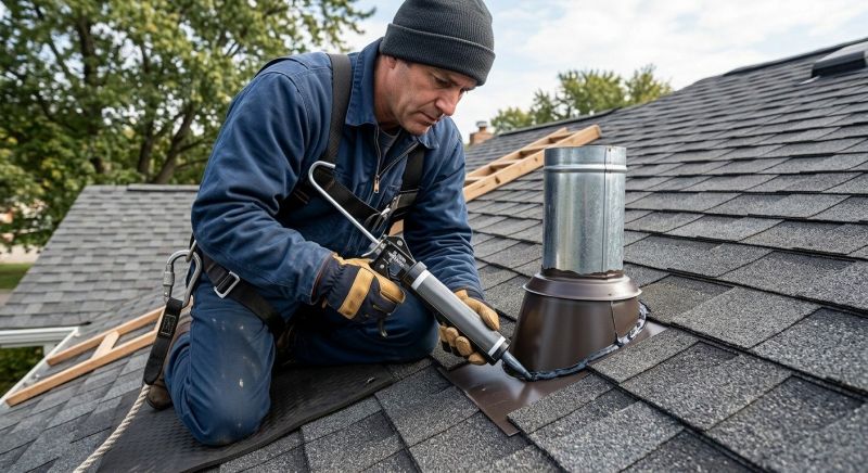 Roof Vent Flashing Repair in Ashtabula County, OH